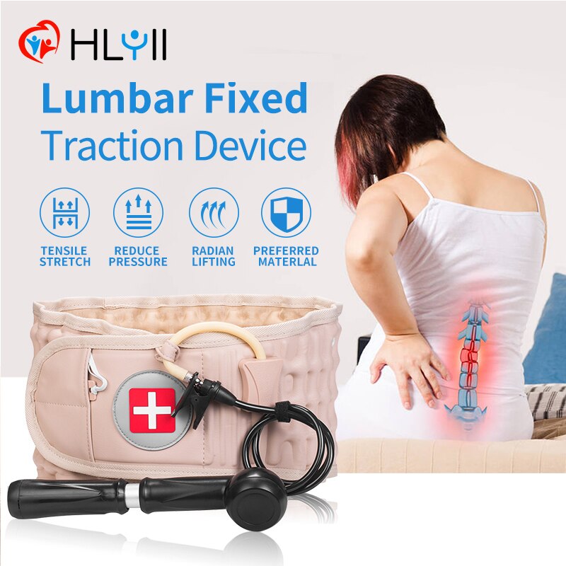 Spinal Air lumbar Support Lumbar Inflatablec Lumbar Spine Decompression Pain Release Massager Pain Relief Massager