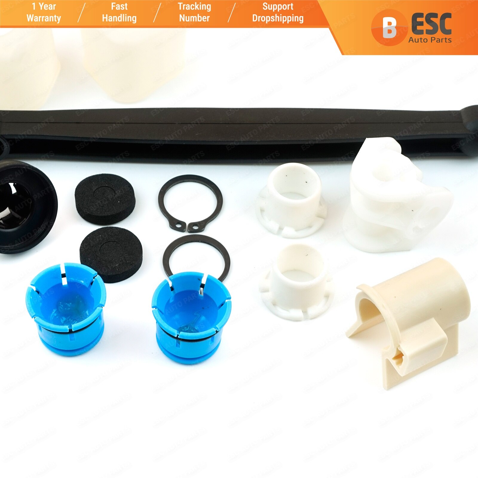 ESC Auto Parts ESP24 Gear Linkage Selector Bush Repair Kit 93183155 for Vauxhall Opel Corsa C Combo Meriva Tigra Fast Shipment