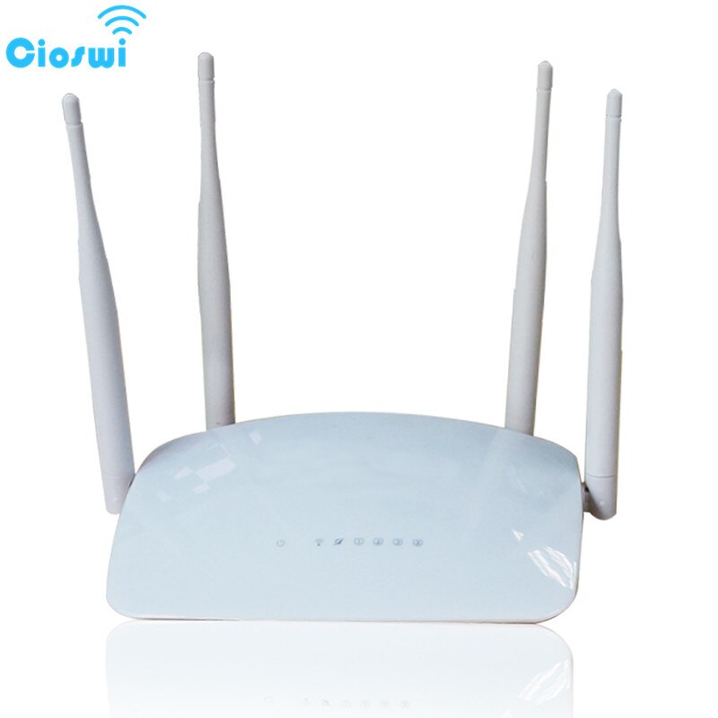 Cioswi 802.11n Draadloze Wifi Router 300Mbps Thuis Draadloze Router Ondersteuning Wds Functie Met 4 Externe Antennes