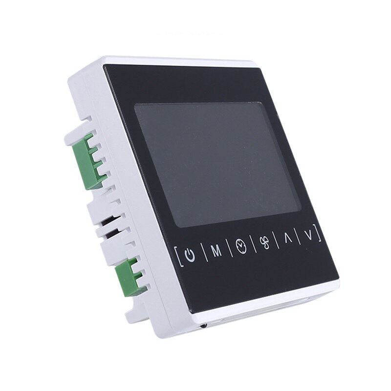 Temperature Controller Smart Thermostat AC Fan Coil Thermostat heating air conditioning thermostat Water Heating Thermostat: White