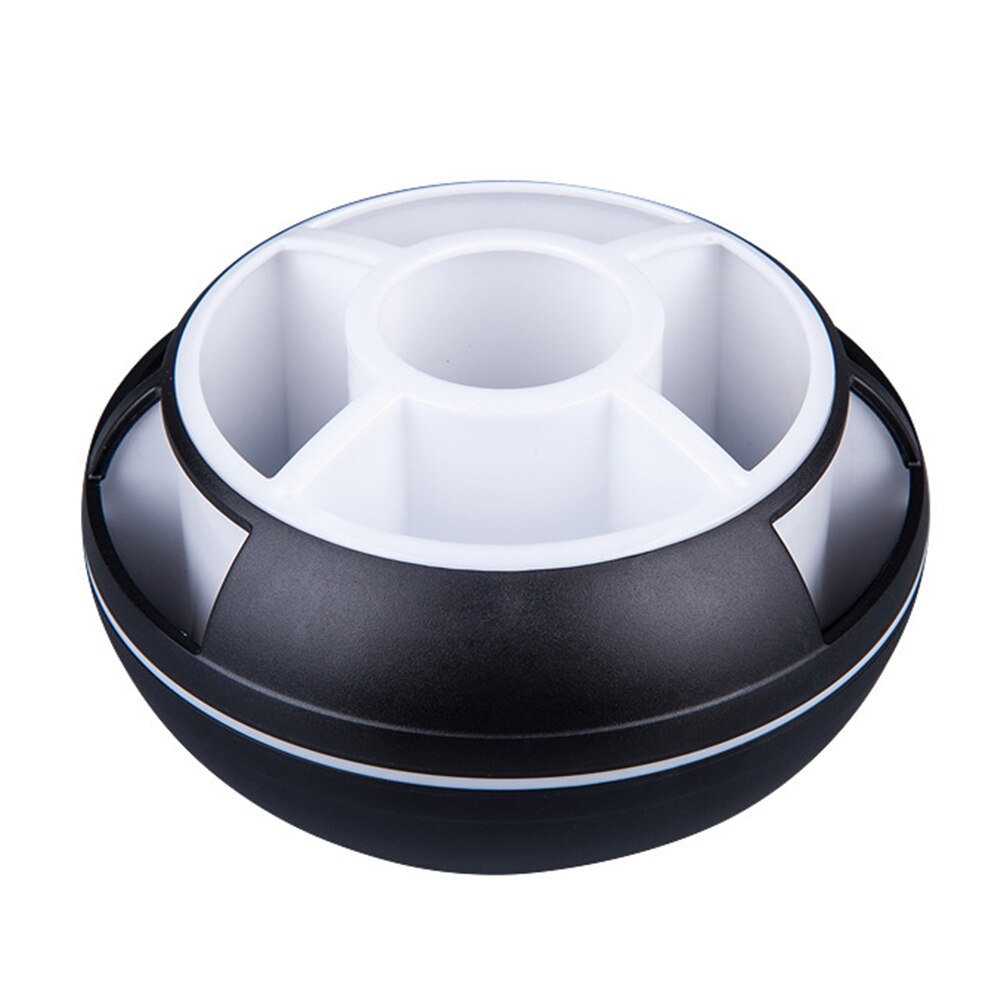 Office Pen Holder 360 Degrees Rotation Desktop Organizer Stand Box Round Pencil Storage Stationery Container School Supply