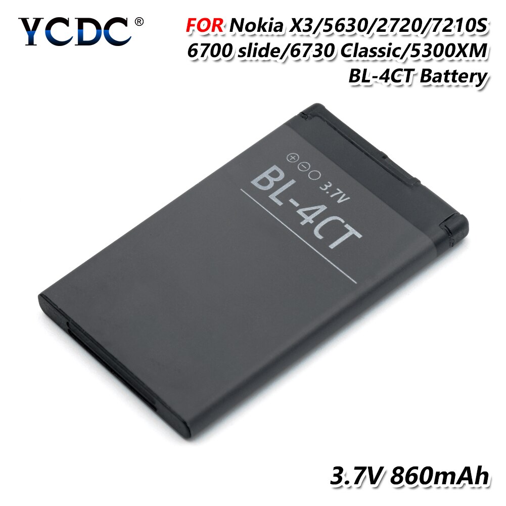 100% Bl-4ct Originele Batterij Voor Nokia 5310 2720a 3720 6600f 7310c 6700S 7230X3 Vervangende Li-Ion batterij