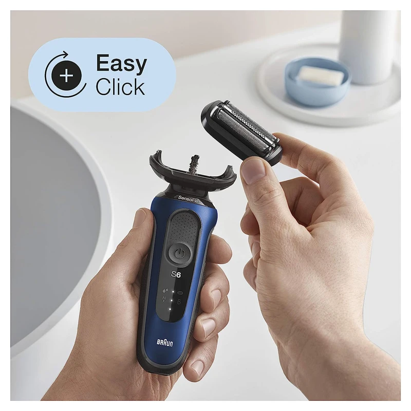 53B vervangende kop compatibel met Braun Series 5/6 elektrisch scheerapparaat scheerapparaat 5018s, 5020s, 5031s, 5050cs, 6020s, 6072cc