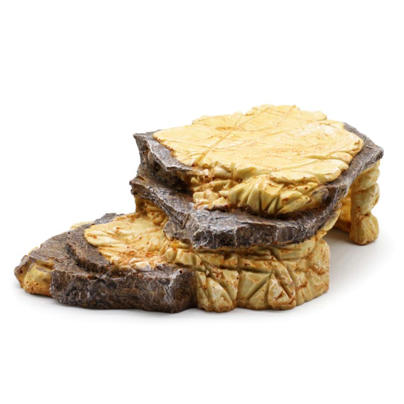 Reptile Resin Hides Cave Turtles Rock Hideout House Pet Hiding Spot Habitat Terrariums Landscaping for Lizard Snakes Turtles Fro