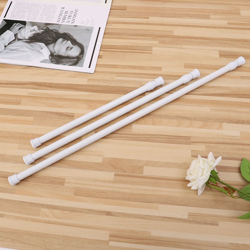 Cortina varillas telescópicas Polo gasa extensible tensión percha para varilla resorte ajustable, ducha en el cuarto de baño