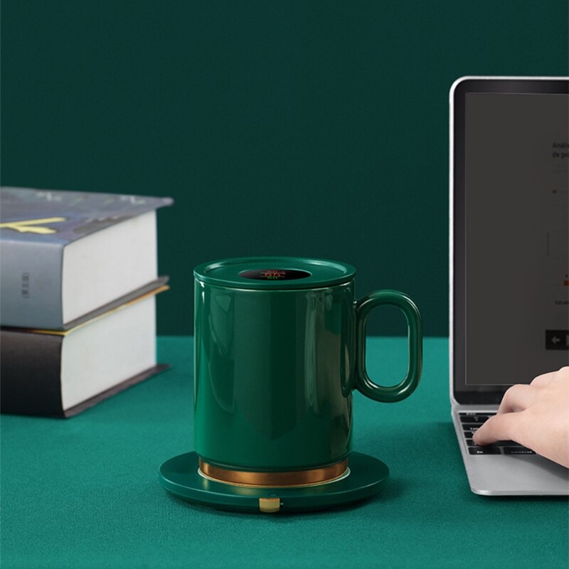 Coffee Cup Warmer with LED Digital Temperature Range Cup for Office Desk Use Suitable for gifting to friends or family