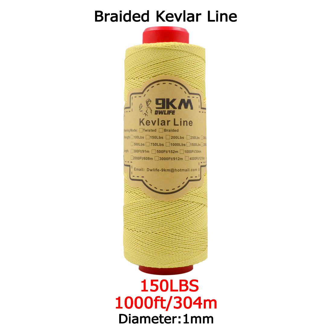 Línea de Kevlar trenzada de 0,4 ~ 3,5mm, línea de asistencia para pesca, alta resistencia a la tracción, cuerda para cometa voladora, Camping, senderismo, cable para exteriores: Gris claro
