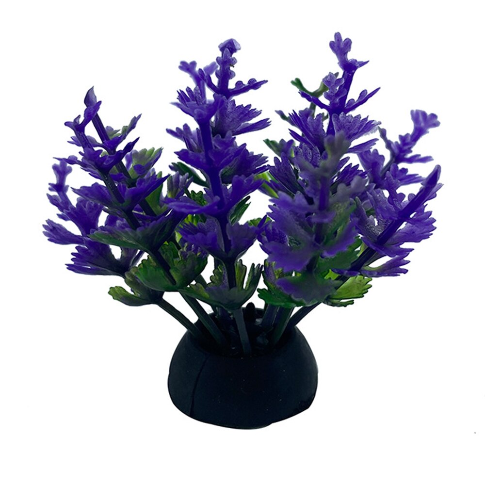 Simulation Artificial Plants Aquarium Decor Water Weeds Ornament Plant Fish Tank Aquarium Grass 14Cm Decoration: 4