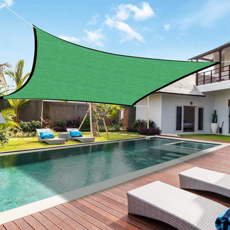 Vandtætte markiser solsejl sejl parasol hjem have terrasse udendørs baldakin pool markise camping sol ly telt skygge forsyninger