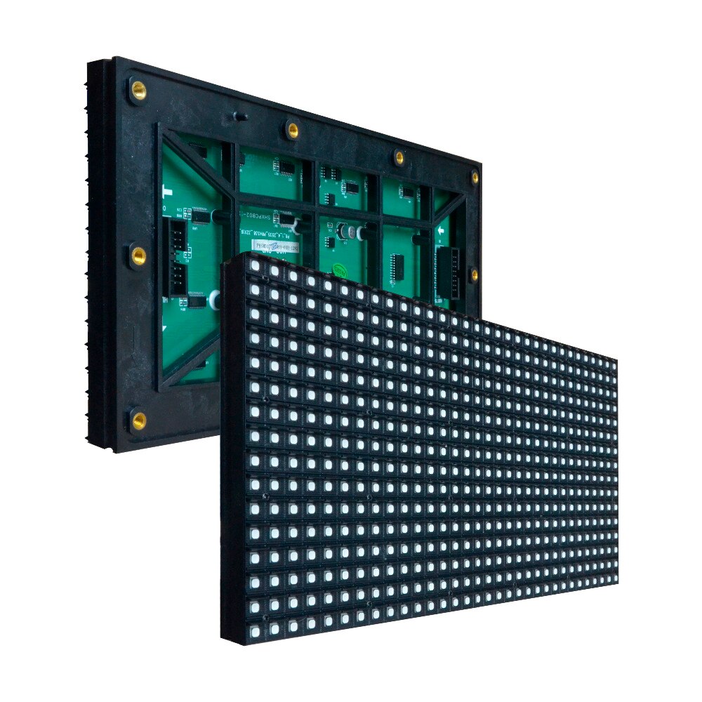 P8 høy lysstyrke 1/4 skanning 3 i 1 vanntett utendørs  p8 rgb smd ledet-skjermmodul 256*128mm 32*16 piksler