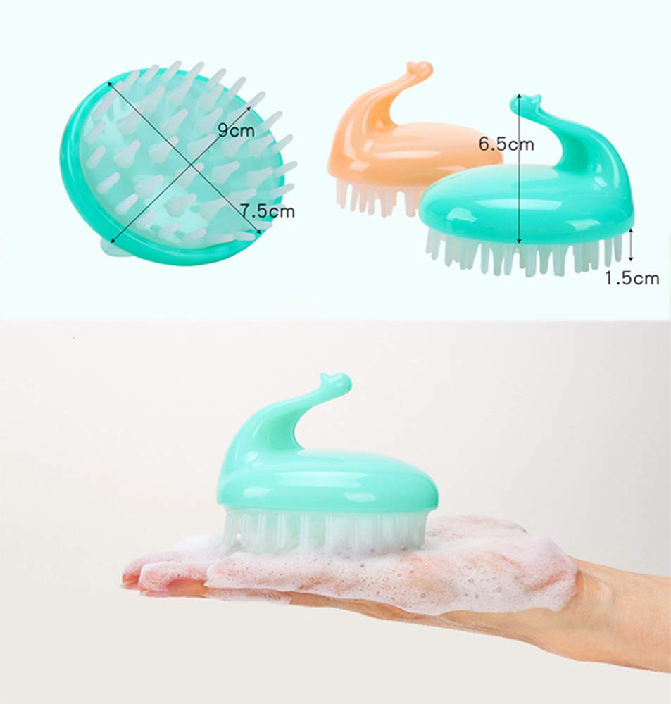 CY00150 Baby Hair Scalp Massager Shampoo Brush with Soft and Durable Silicon Bristles Latest Improved Scalp Care Brush Tool