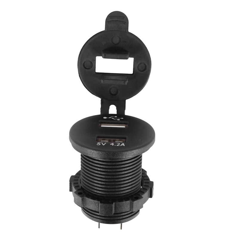 3x usb-biluttag 12v billaddare 5v 4.2a dubbla usb-billaddare vattentät cigarettadapter för bil