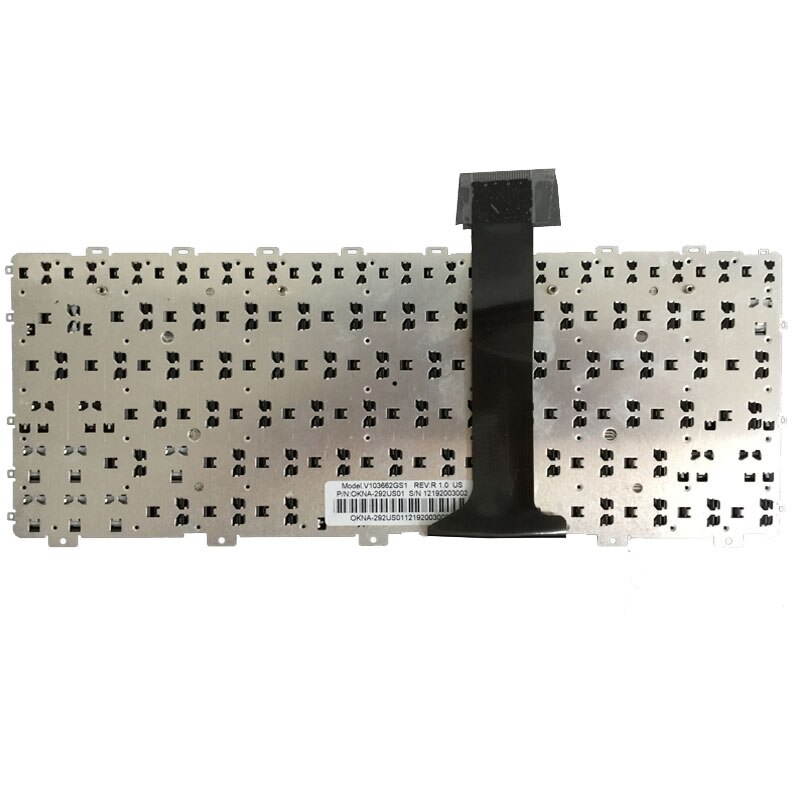 Teclado de ordenador portátil de EE. UU. Para Asus Eee PC EPC 1015, 1015B, 1015PN, 1015PW, 1015T, 1011px, 1015BX, 1015CX, 1015PX, 1025, 1025C, TF101, 1025CE,