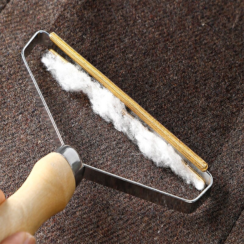 Bærbar fnugfjerner tøj fuzz stof barbermaskine værktøj magtfri fluff fjerner rulle til sweater vævet frakke