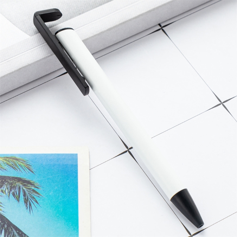 Stylo à bille rétractable à transfert de chaleur, stylo à sublimation, blanc, impression complète, 10 pièces