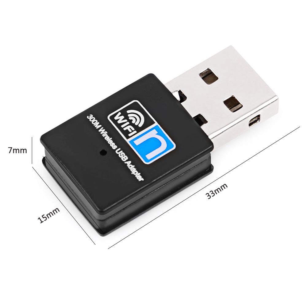 10pcs 300Mbps Mini USB wiFi Adapter 802.11n/ g / b USB 2.0 wireless Receiver Dongle Network Card Set with CD Antenna