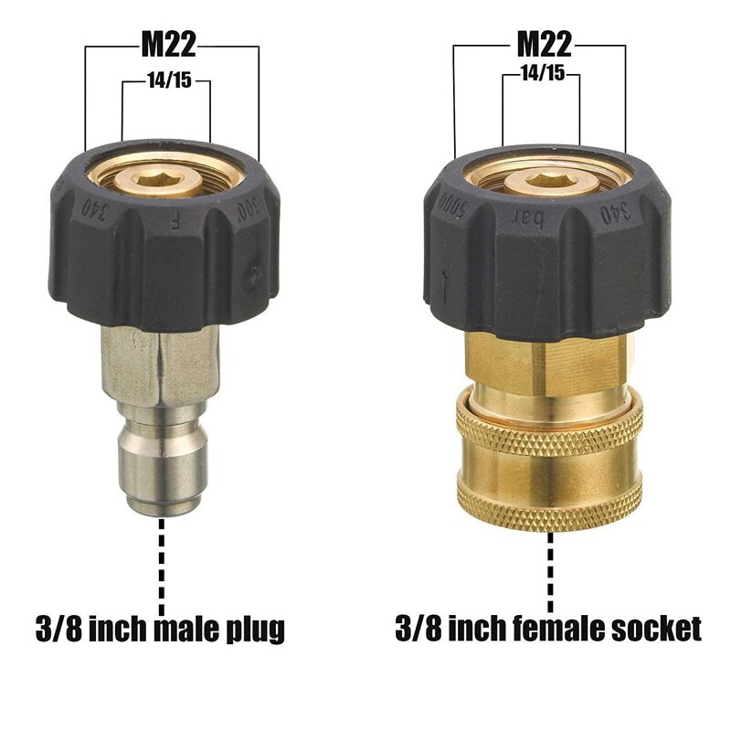 Pressure Washer Sandblasting Kit, Wet Abrasive Sandblaster Attachment, Pressure Washer Hose Adapter Sets