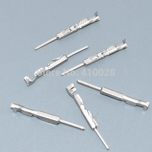 shhworldsea 0.6mm male female crimp terminals replcement pins of 963715-1 963716-1 for bmw for vw for toyota: 50pcs male
