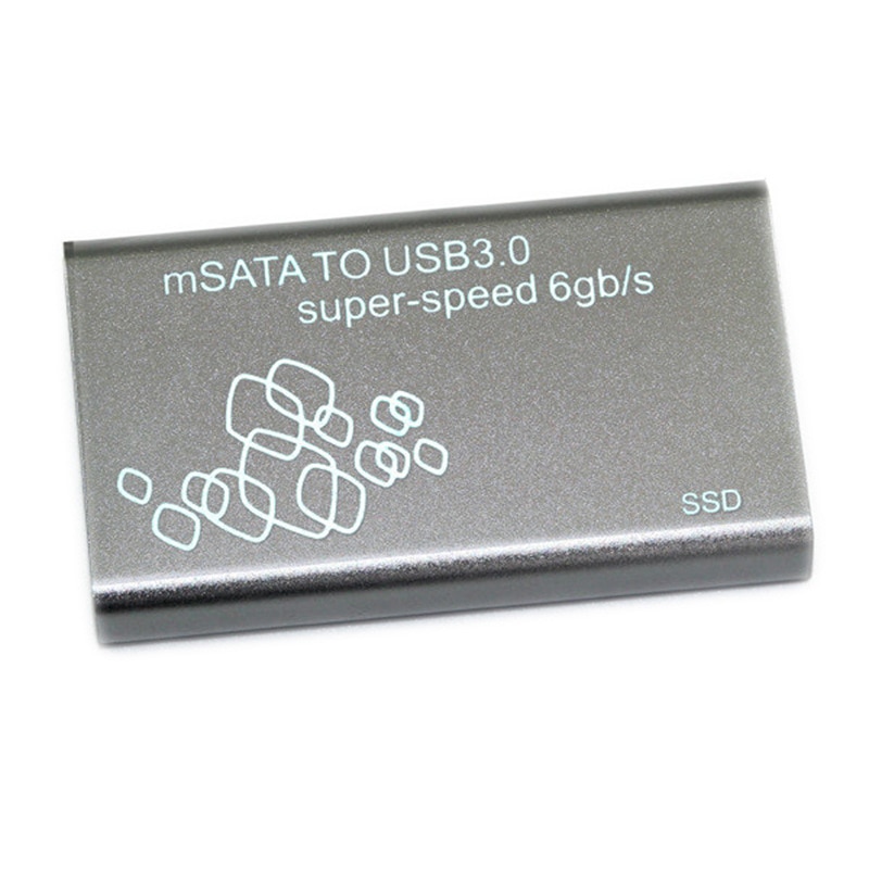 Style Mini 1.8-Inch USB3.0 to MSATA Mobile Hard Disk Box msata ssd Hard Disk Box