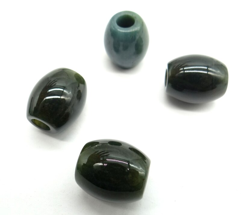 16*18mm Natürliche Stein Quarz kristall Opal Unakite große loch perle anhänger Für diy Schmuck machen halskette Armband zubehör 1PC: NO.16