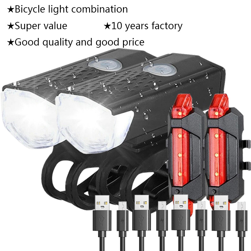 Eclairage de vélo LED, lumière de vélo avant haute puissance, 750Lms réels, batterie rechargeable - étanche - BY22