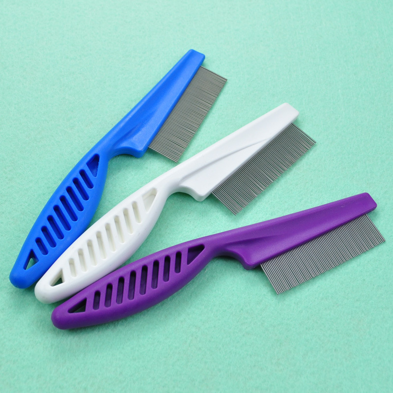 Pet Animal Comb Dog Cat Care Protection Flea Comb Stainless Steel Comfort Flea Hair Grooming Comb Dogs Care Supplies