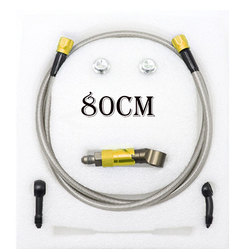 CNC Aluminum AN3 Quick Release Brake Line Connect Quick Detach Brake Tube Adapter Kit Brake Hose Kit: 3