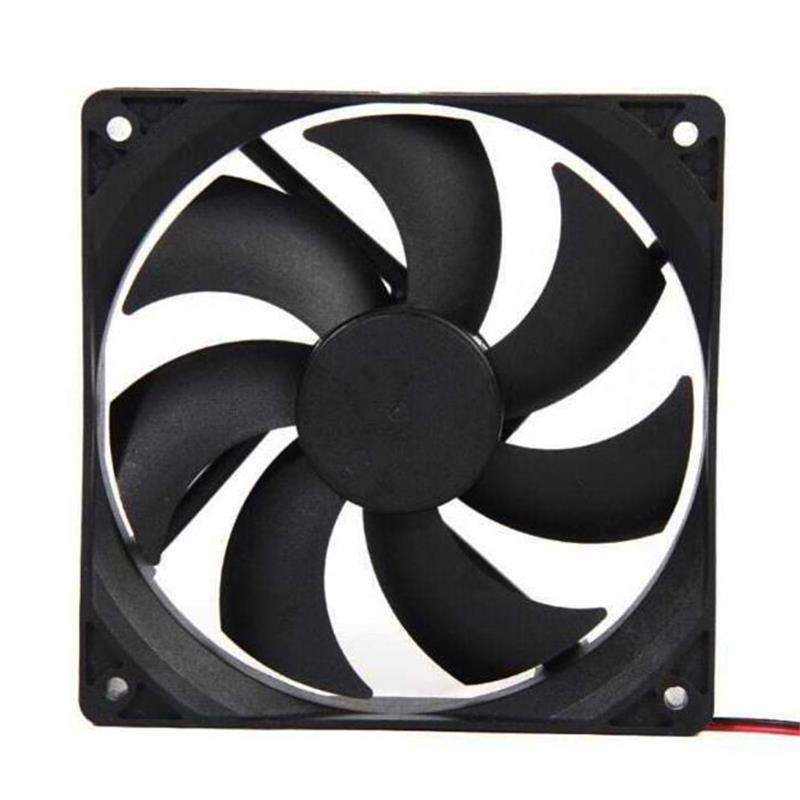 silent quiet 120mm pc fan cooling fans 12V 4Pin DC plug computer cooler for video card thermo pasta 1800PRM #H20