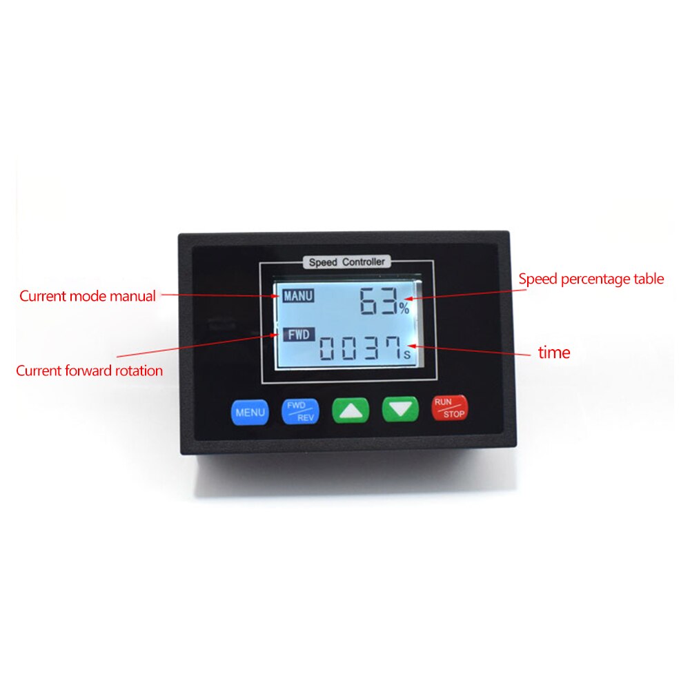 DC Motor Speed Controller Module DC10-55V Adjustable Speed Regulator Control Governor Timing Controller Reversible