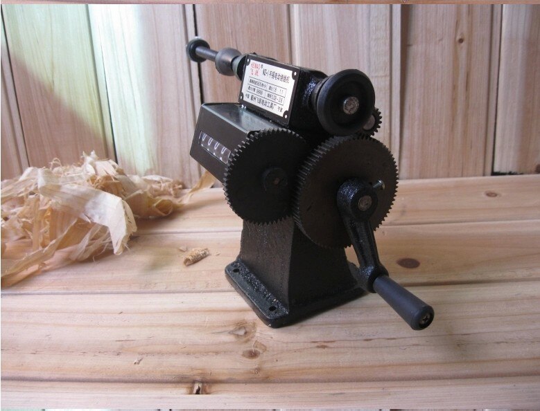 NZ-1 Hand Crank Electric Electronic counting Winding Machine Home Stranded wire Count Cast iron Body Plastic Mechanical Counter