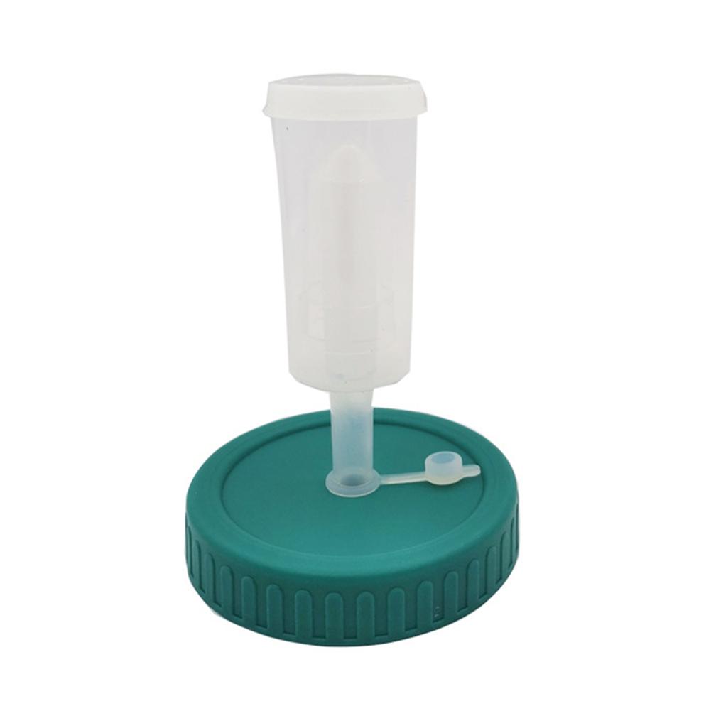 Tapas de tornillo de fermentación sin BPA Multicolor con Airlocks, Kit de fermentación de alimentos para fermentación, Sauerkraut en frascos de Mason de boca ancha