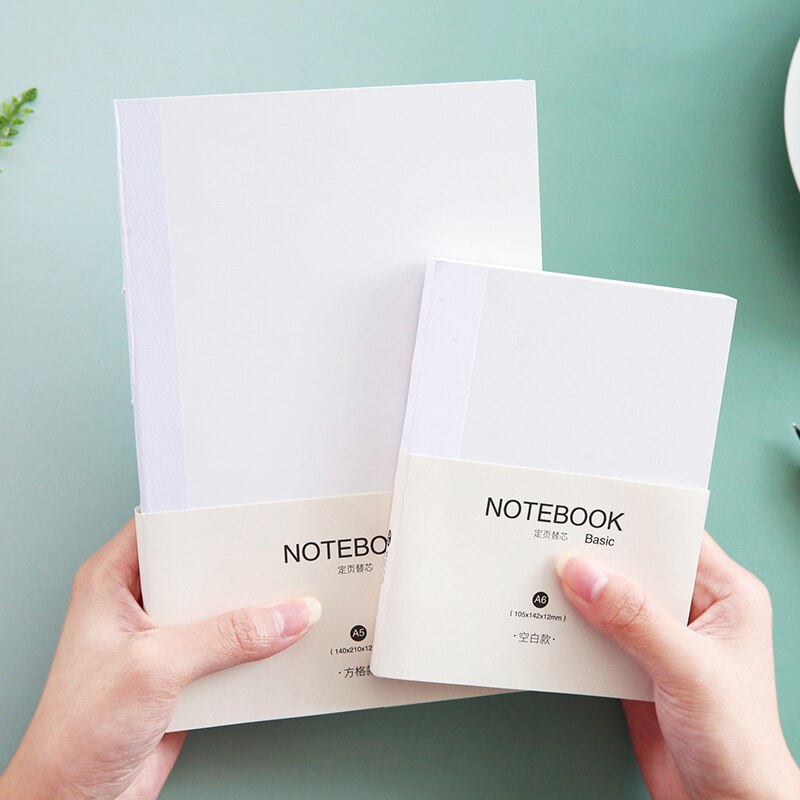 Fromthenon recambio de cuaderno planificador básico para ho-bo Dokibook Cover Dot Grid a5a6 nota para cuaderno para escuela papelería tienda