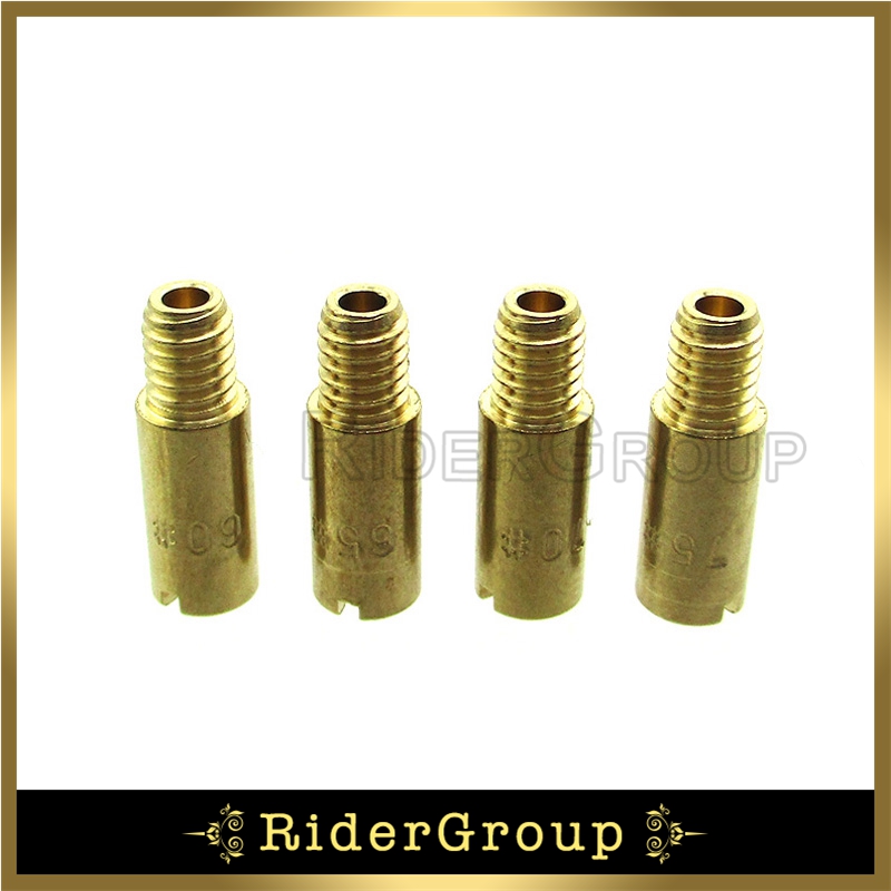 Goud Carburateur Jets #60 65 70 75 Voor 47cc 49cc Mini Moto Dirt Pocket Bike MTA1 MTA2 ATV Quad
