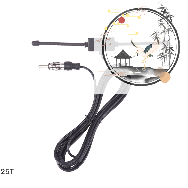 Auto Voorruit AM FM 433 mhz Radio Antenne Signaalversterker Booster Verborgen Radio Actieve Vrachtwagen Antenne 5 V Stereo Universele