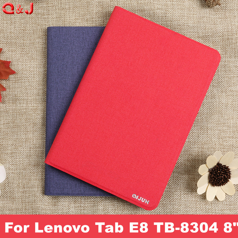cover case For Lenovo Tab E8 TB-8304F1 TB 8304 PU Leather Stand Cover Case For Lenovo Tab E8 TB-8304 8" ablet cases