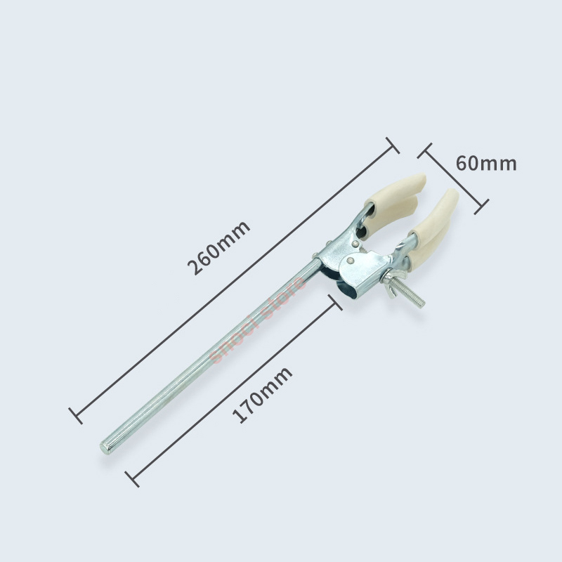 Laboratory Test Tube Clip 2-jaw clamp 4-jaw clips universal clamp condenser tube clamps tubes clamp college school Lab supplies: Red