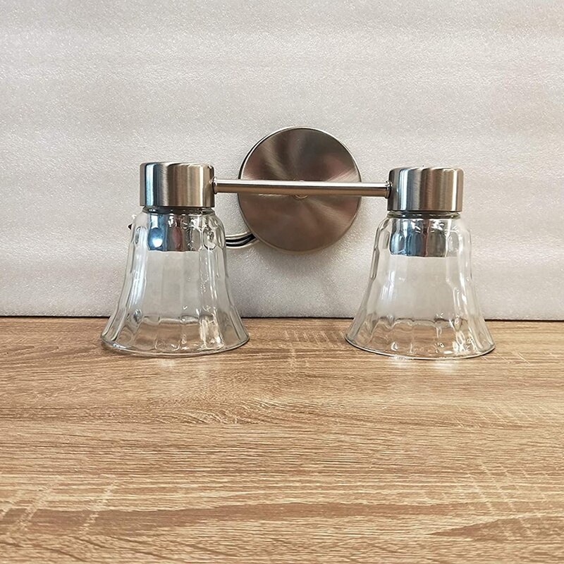 4PCS Ceiling Fan Light Covers, Glass Replacement Shades for Ceiling Fans,Light Fixtures with Decorative Hammered Finish