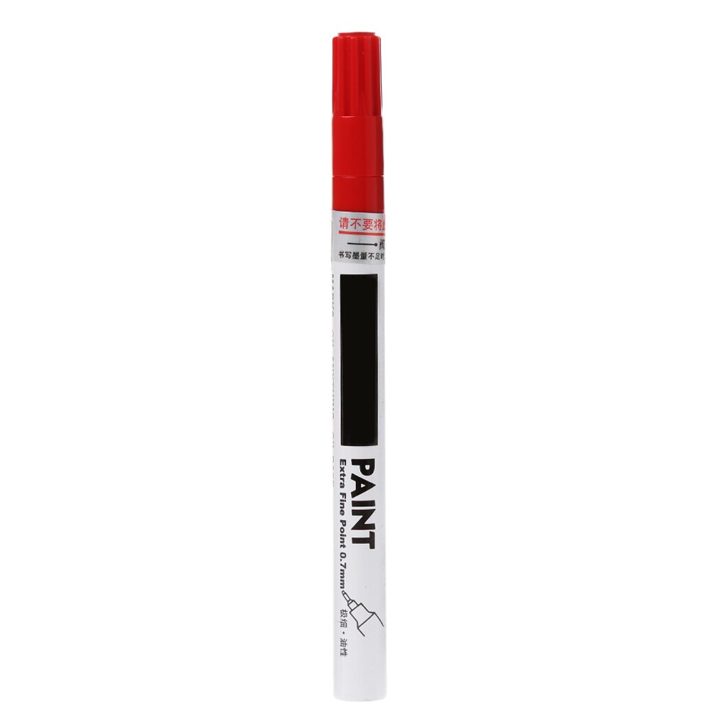 Brand and Universal 0.7mm Extra Fine Point Permanent Paint Metallic Marker Pen DIY Art: Red