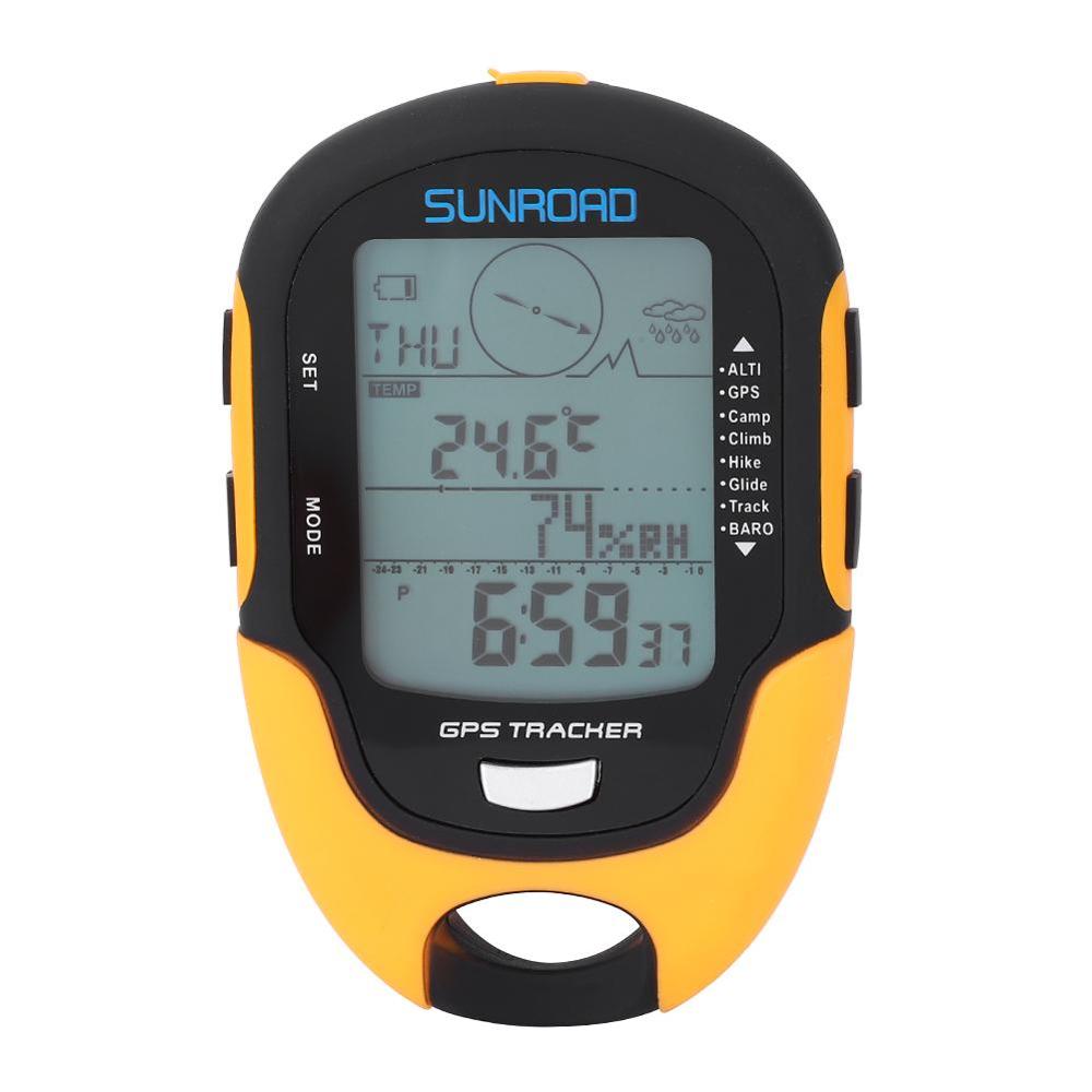 Sunroad FR510 Handheld Gps Navigatie Tracker Ontvanger Draagbare Handheld Digitale Hoogtemeter Barometer Kompas Locator