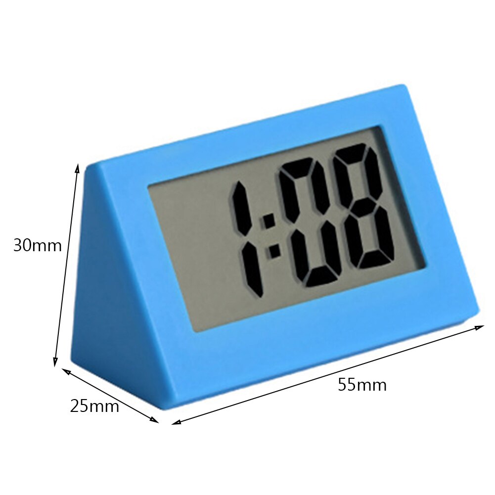 LCD Digital Electronic Desktop Time Countdown Alarm Clock Home Kitchen Electronic Digital for Home Office: Blue