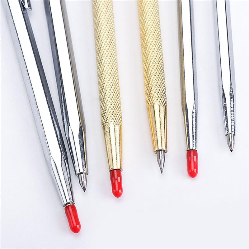 4Pcs/Pack Tungsten Carbide Scribe Etching Engraving Pen Carve Engraver Scriber Tools For Stainless Steel Ceramics Glass Repair