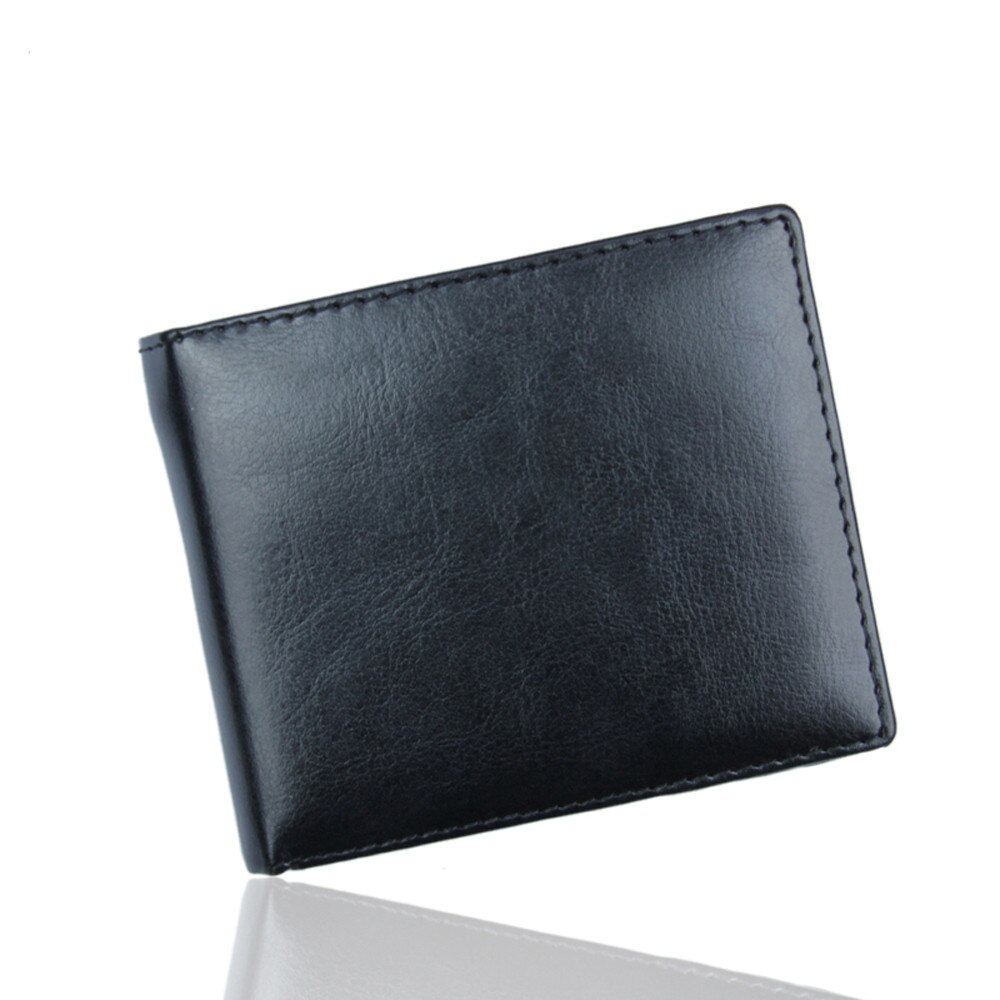 Mannen Bifold Zakelijke Lederen Portemonnee Id Credit Card Holder Purse Zakken Mini Portemonnee Mannen Kleine Portefeuilles Billetera Hom Coin portemonnee: Default Title