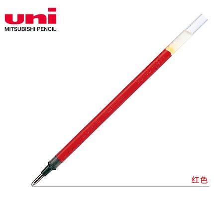 12pcs /lot Uni Gel Pen Refill UMR-10 Water Refill for UM-153 Original Refill Red Blue Black 1.0mm: Red