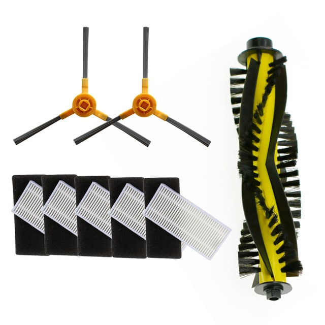 Szczotka boczna robić Mamibot Exvac660 urządzenia elektryczne robot części zamienne robić odkurzaczy zamiatarka szczotki główne filtry końcówka mopa: 9