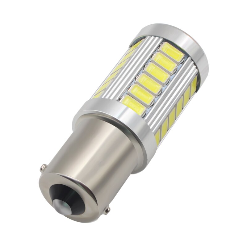 2 Stuks Auto Licht Signaal Lamp 1156 BA15S P21W Led Led Turn Remlicht Achterlicht 33SMD 5730 Led Auto achter Reverse Lamp R5w