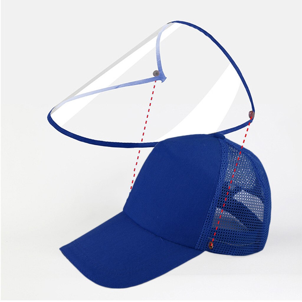 Black Caps Katoen Outdoor Baseball Caps Mannen Vrouwen Partij Hoeden Met Verstelbare Gezicht Bescherming Schild
