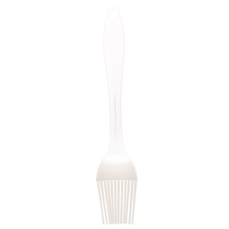 1 pièces Silicone pâtisserie huile BBQ badigeonnage brosse outil cuisson ustensiles de cuisson pain cuire brosses 9 couleurs: WHITE