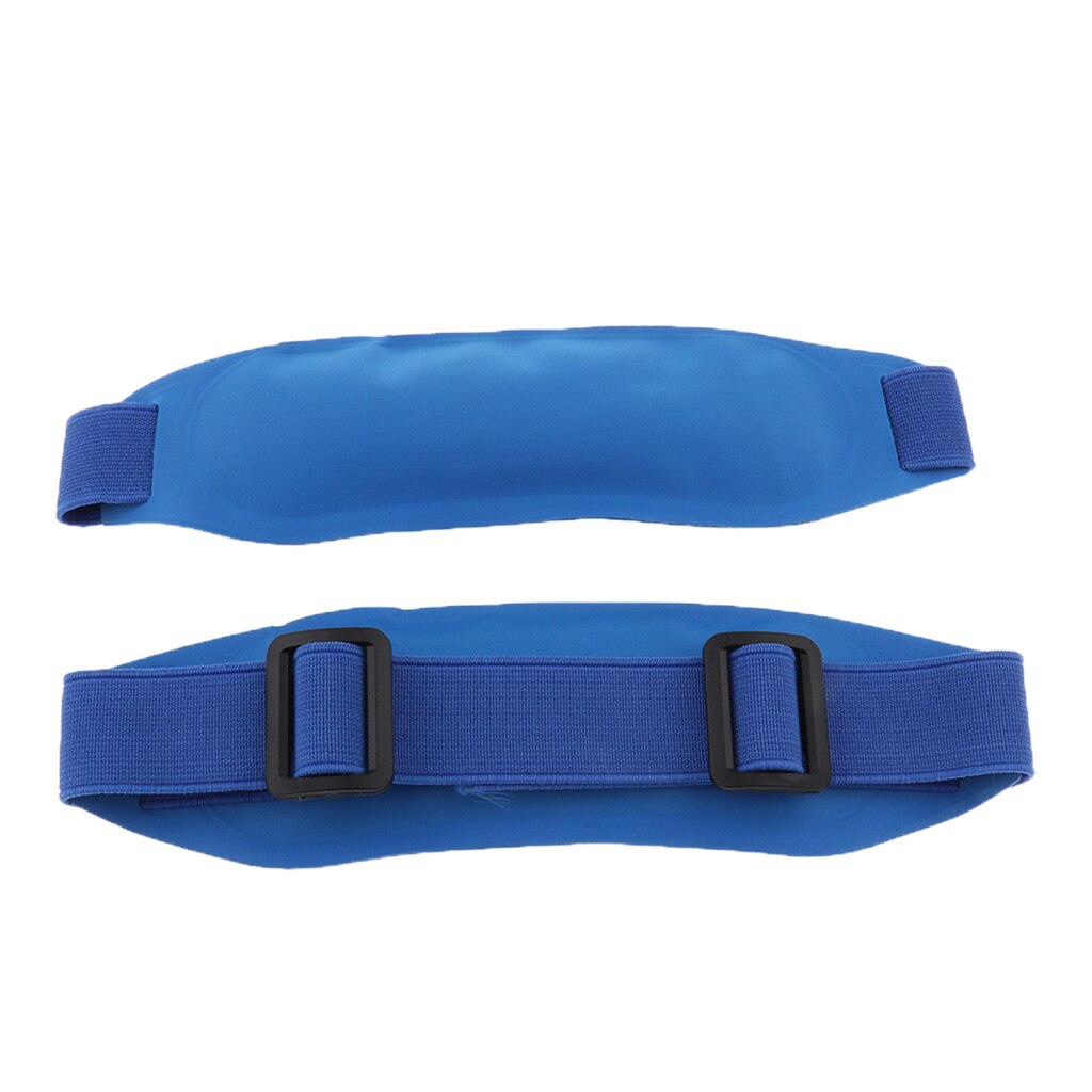 Sac à glace en PVC + Gel, pochette réutilisable pour glace froide pour la tête, le dos, le cou, les épaules, la taille, les jambes, les genoux, 2 pièces