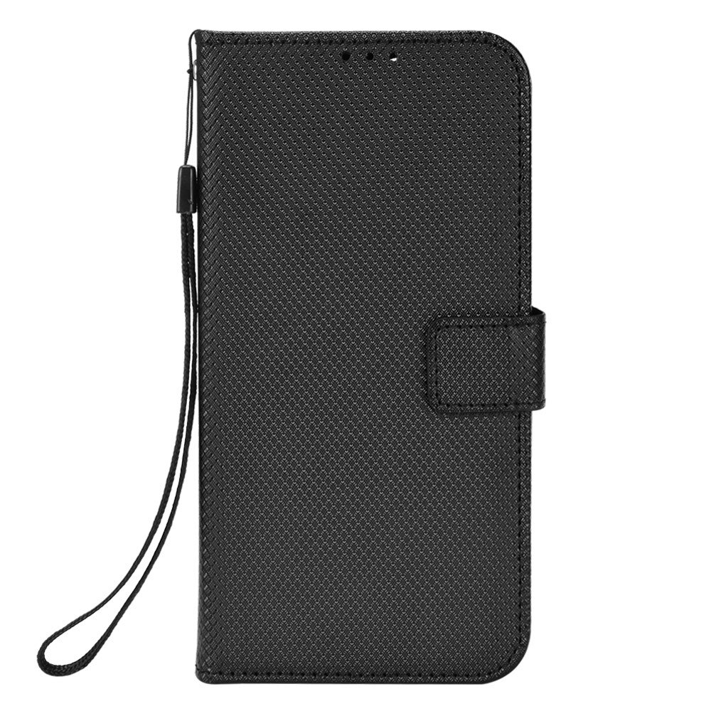 Voor Doogee S59 Luxe Flip Diamond Patroon Skin Pu Leather Wallet Stand Case Voor Doogee S59 Pro S 59 Telefoon tas: Doogee S59 Pro / black