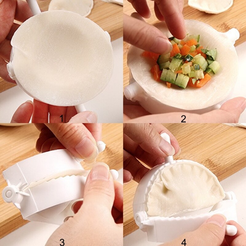 Dumpling maker ravioli dej presse wienerbrød dumpling forme bageværktøj dumpling making maskine